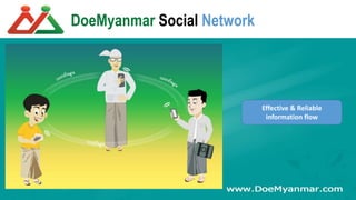 DoeMyanmar Social Network
Effective & Reliable
information flow
 