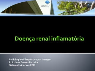 Radiologia e Diagnóstico por Imagem
R1 Liziane Soares Ferreira
Sistema Urinário – CBR
 