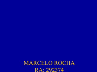 MARCELO ROCHA
RA: 292374
 