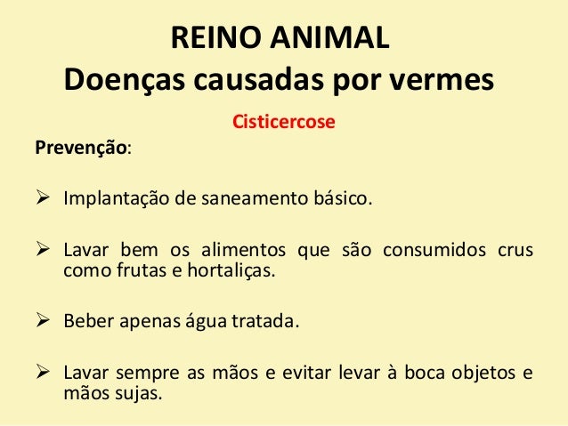 Sinto que tenho parasitas