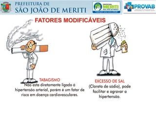 FATORES MODIFICÁVEIS
 