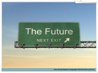 Surviving Sepsis Campaign Declaration of 2013
 