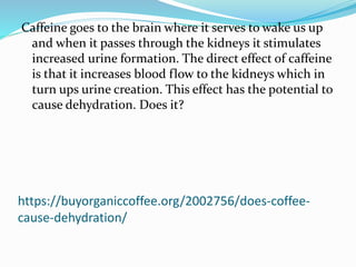 Does Coffee Cause Dehydration?
