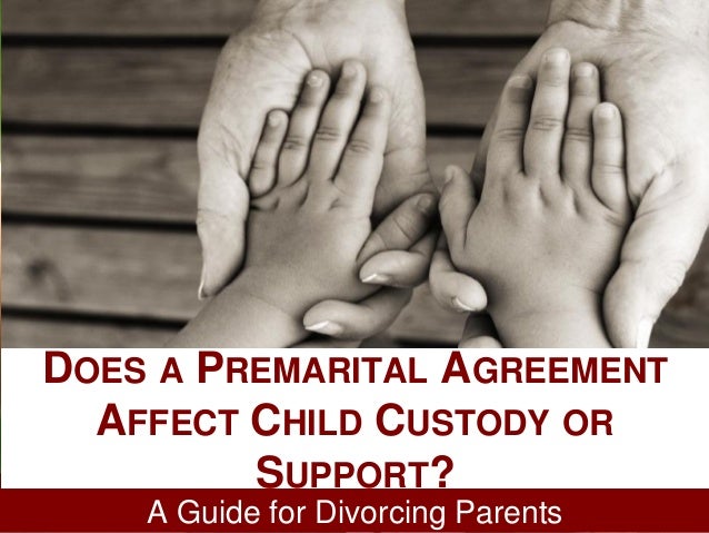 does custody affect child support