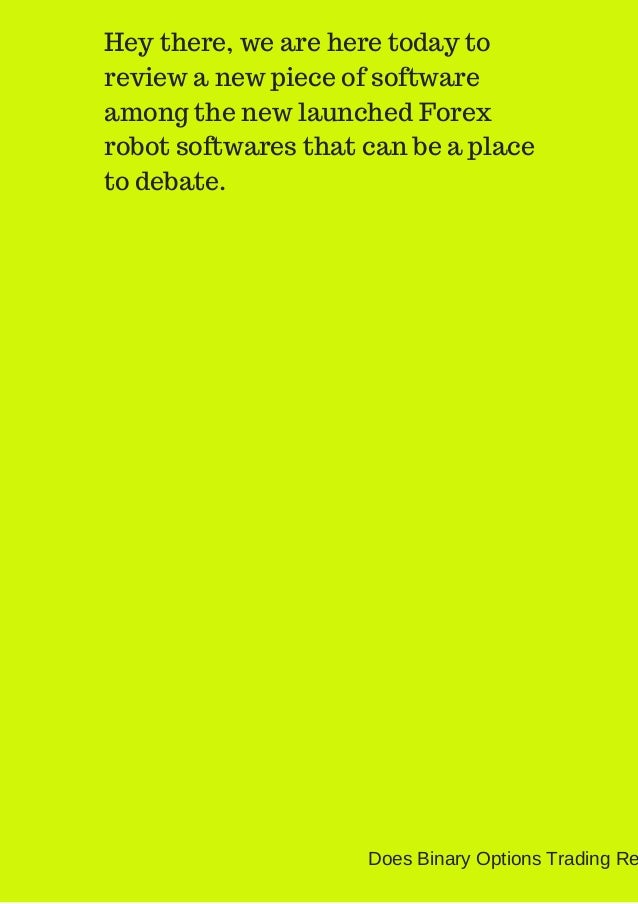 Does binary options software work