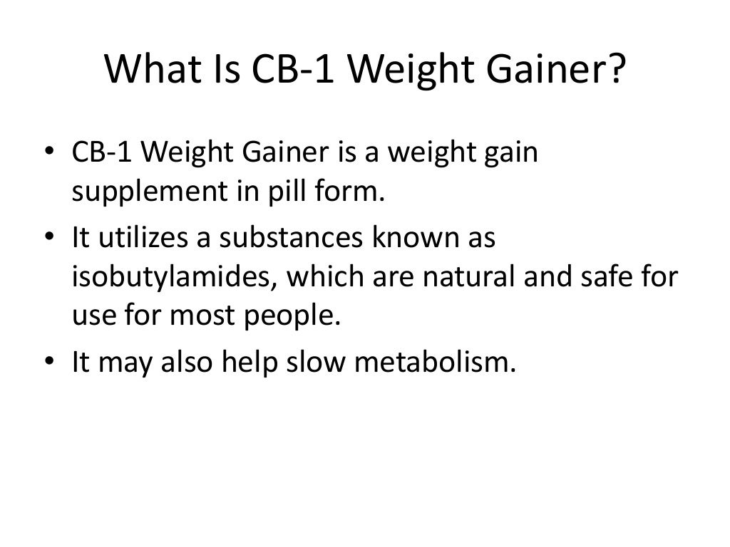 Does CB1 Weight Gainer Work?
