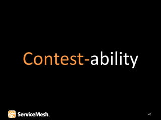 Contest-ability

                  40
 