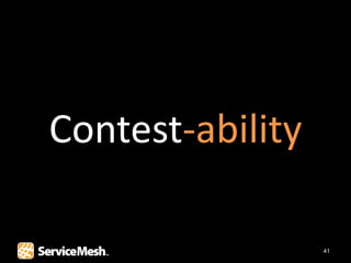 Contest-ability

                  41
 