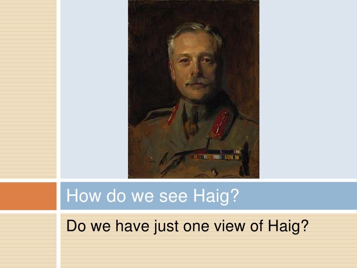 Butcher of the somme coursework