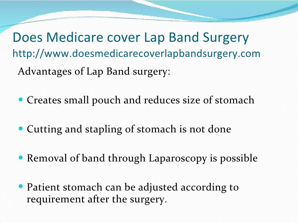 Does medicare cover lap band surgery