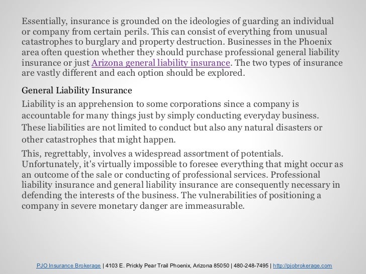 Does my arizona business need professional liability