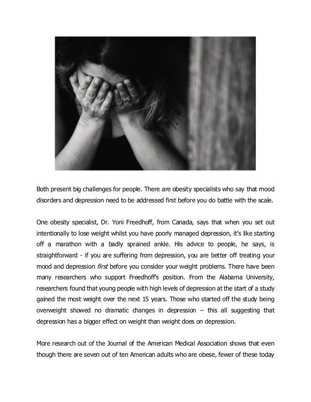 Does Weight Gain Cause Depression