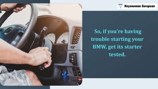 Does Your BMW Take Long To Start When Cold 4 Possible Reasons Explained