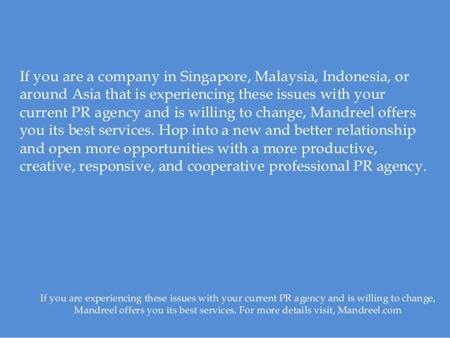 Does Your Company Need A New Public Relations Agency