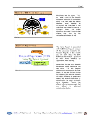 Doe Taguchi Basic Manual1