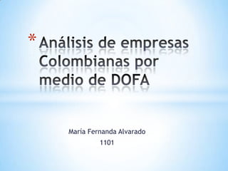 María Fernanda Alvarado
1101
*
 
