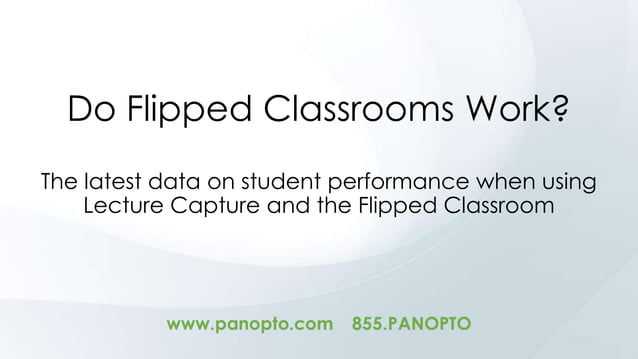 Does Video In The Classroom Work New Student Performance Data Does Video In The Classroom Work New Student Performance Data