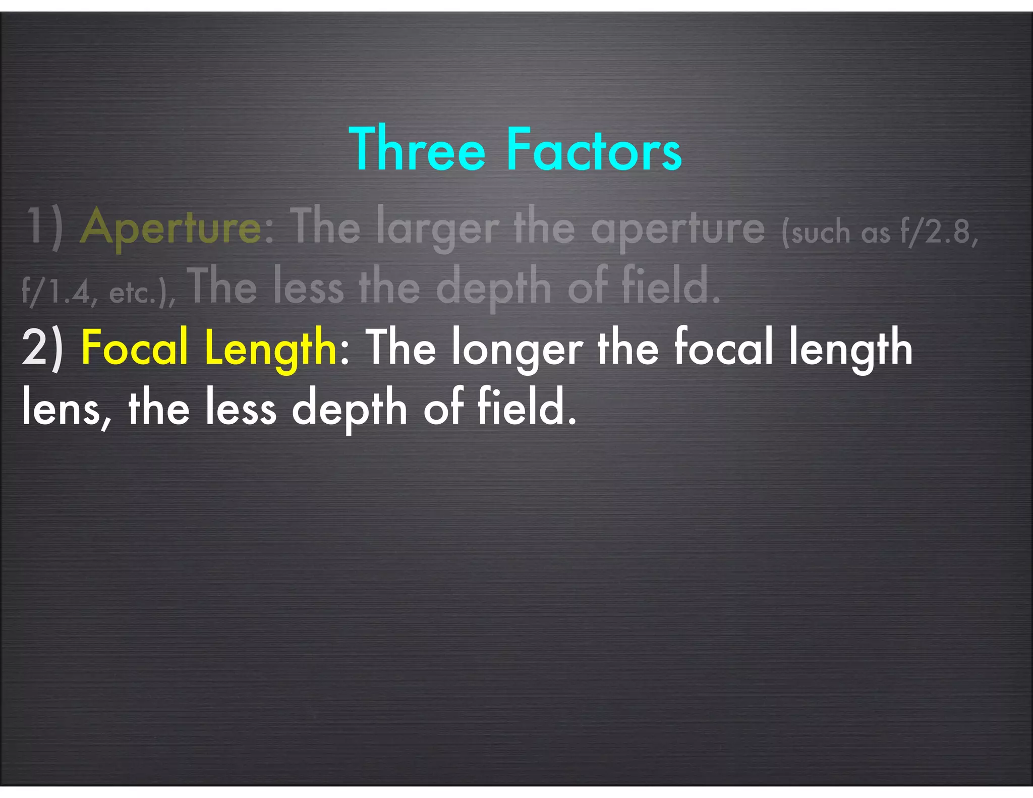 Depth of Field | PDF