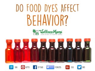 Do Food Dyes Affect
Behavior?
2156670 1062536 55 90
 