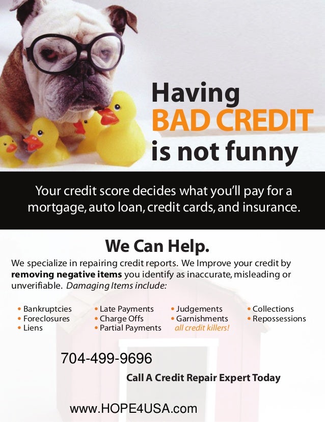HOPE4USA.com - Your Charlotte, NC Credit Repair Experts