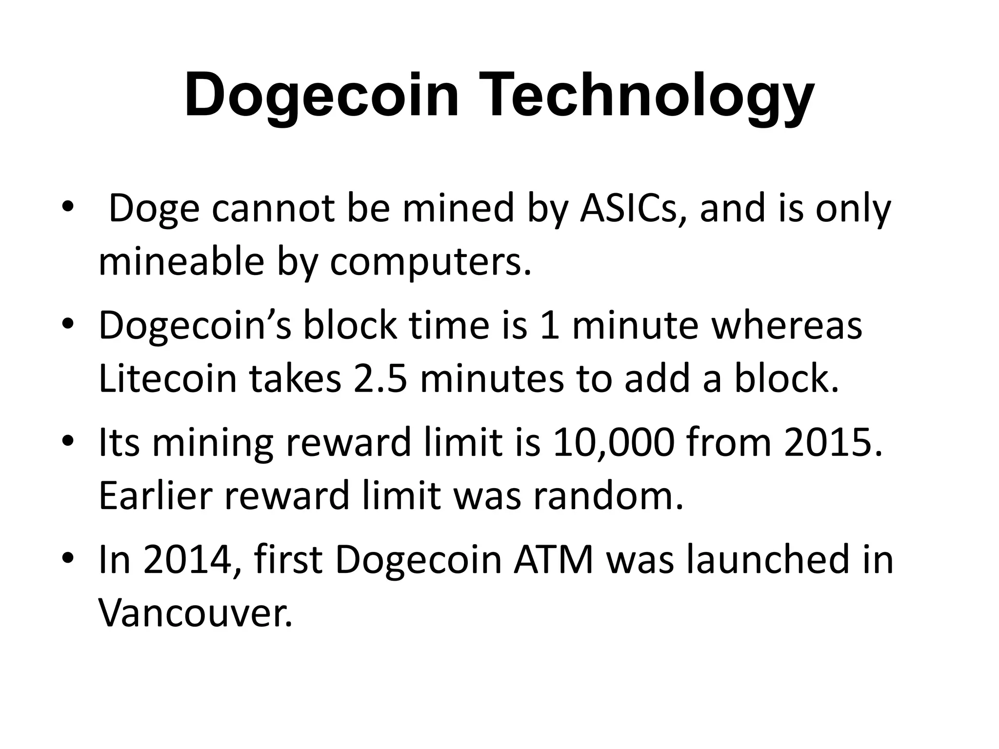 Brief Introduction on Dogecoin | PPTX