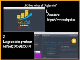 Dogecoin y ethercoin
