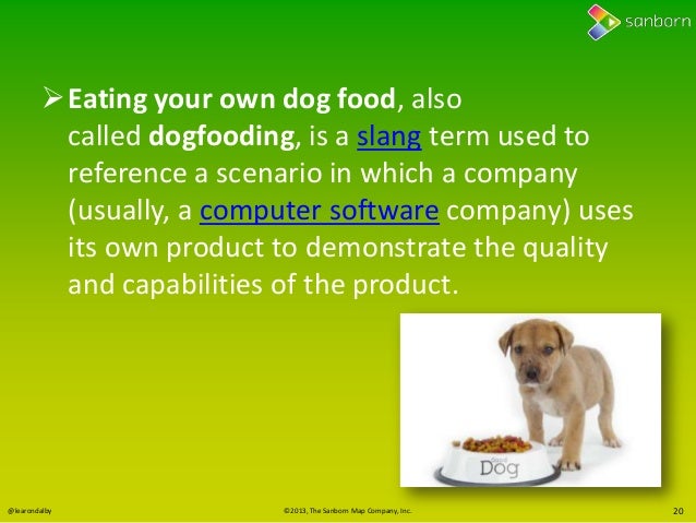 what is dog food slang for