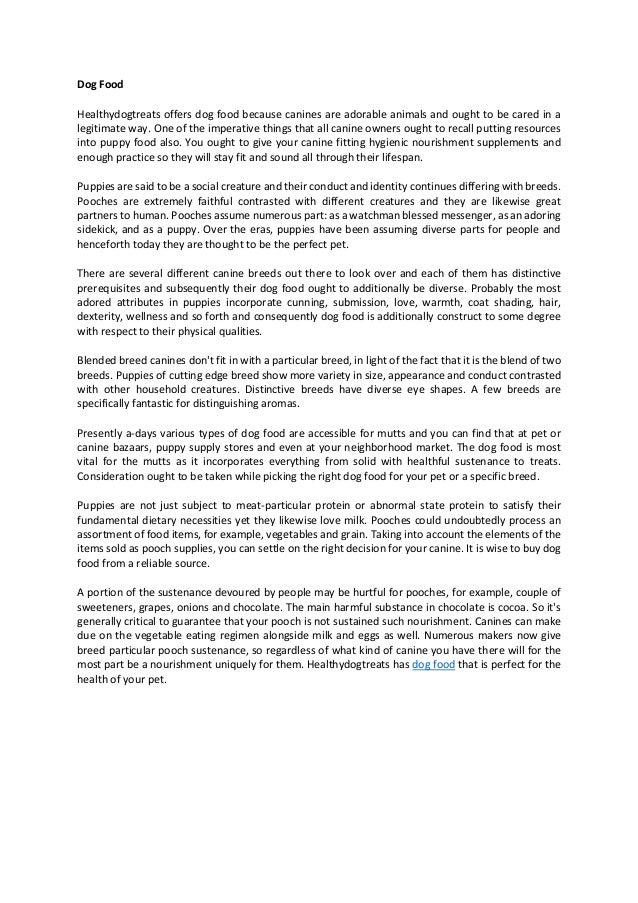 Healthy Dog Treats Prominent and Reliable Dog food Supplier in Australia