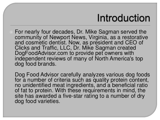 pet food advisor