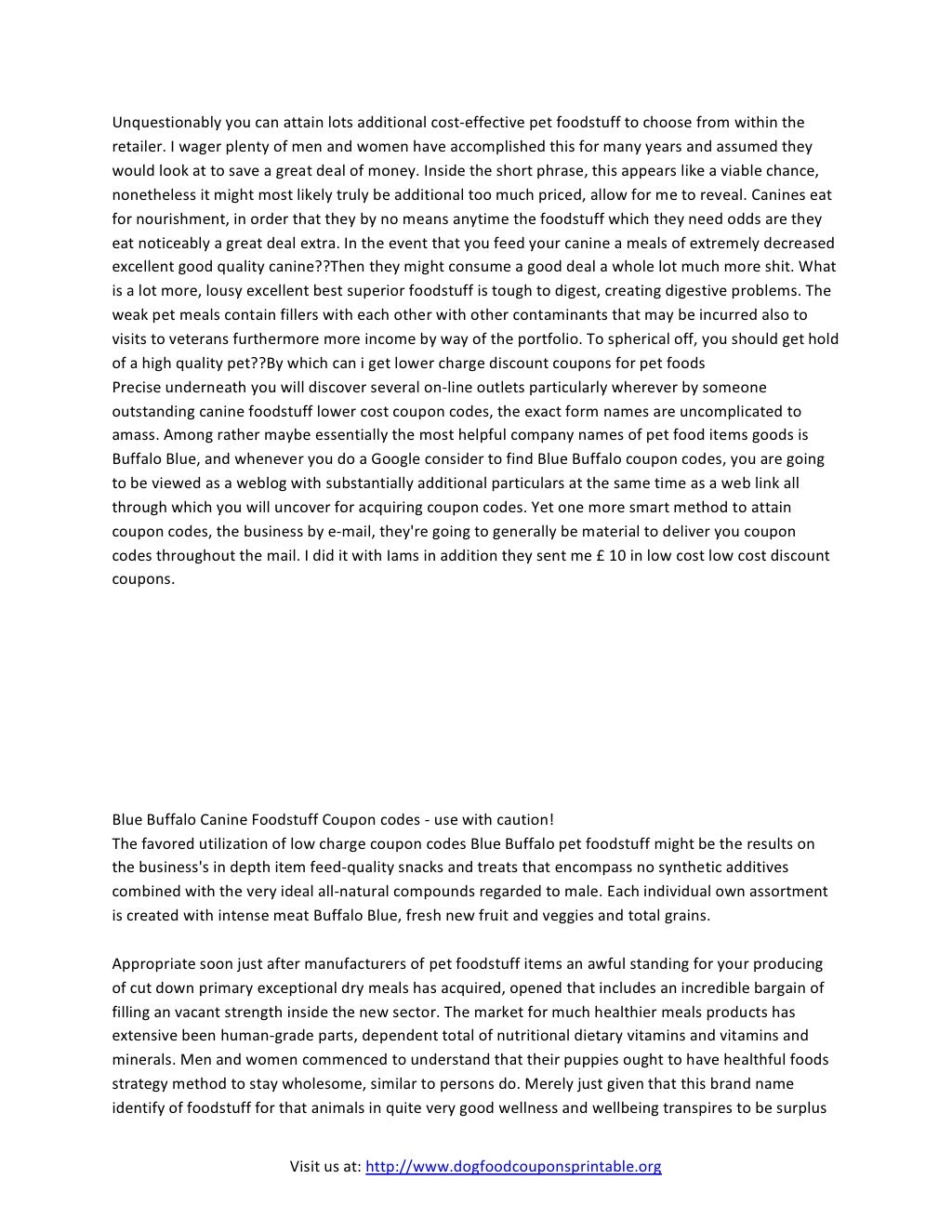 Pedigree Dog Food Coupons Printable