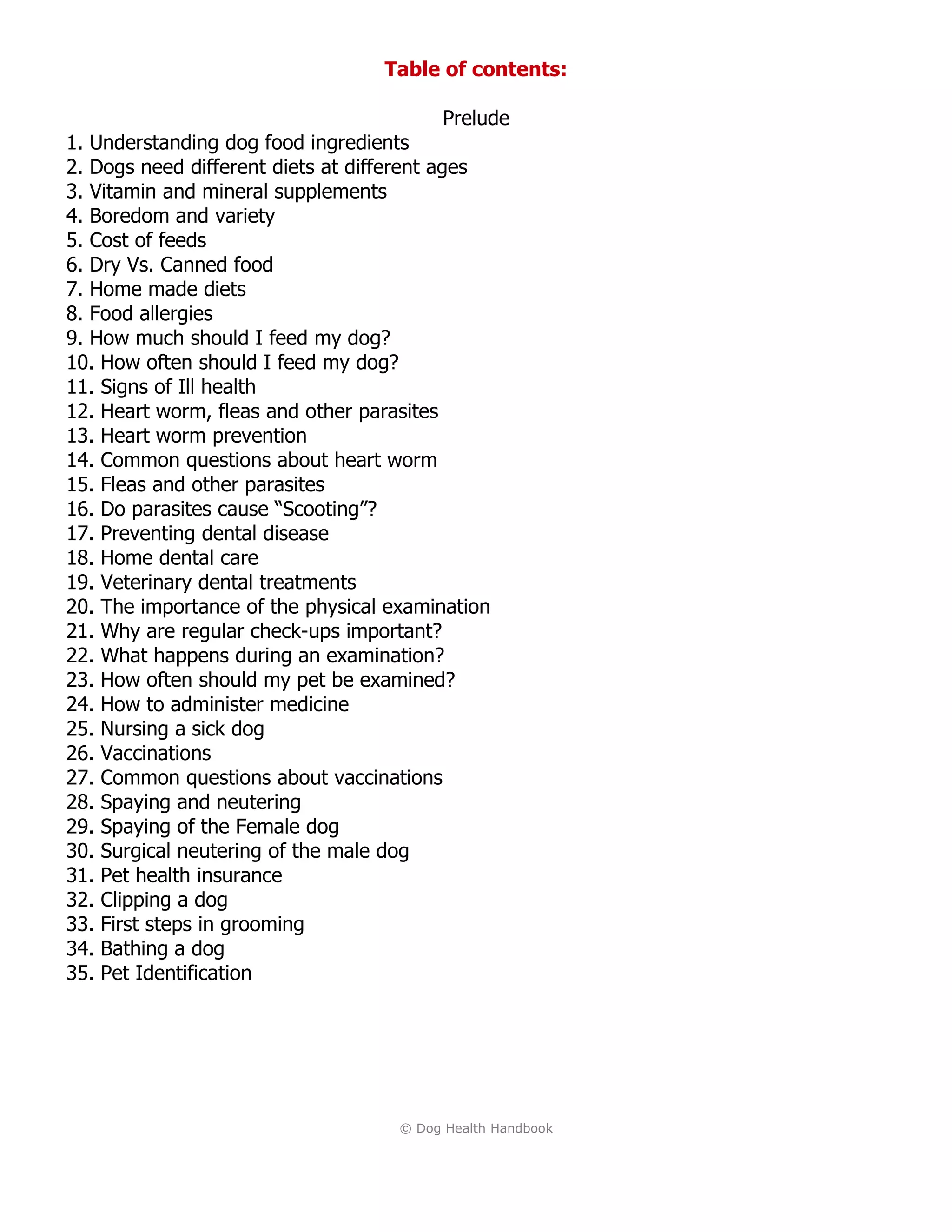 Ultimate Dog Health Handbook