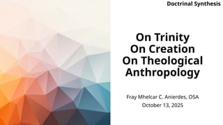 Dogma Synthesis Report 1[Autosaved].pptx