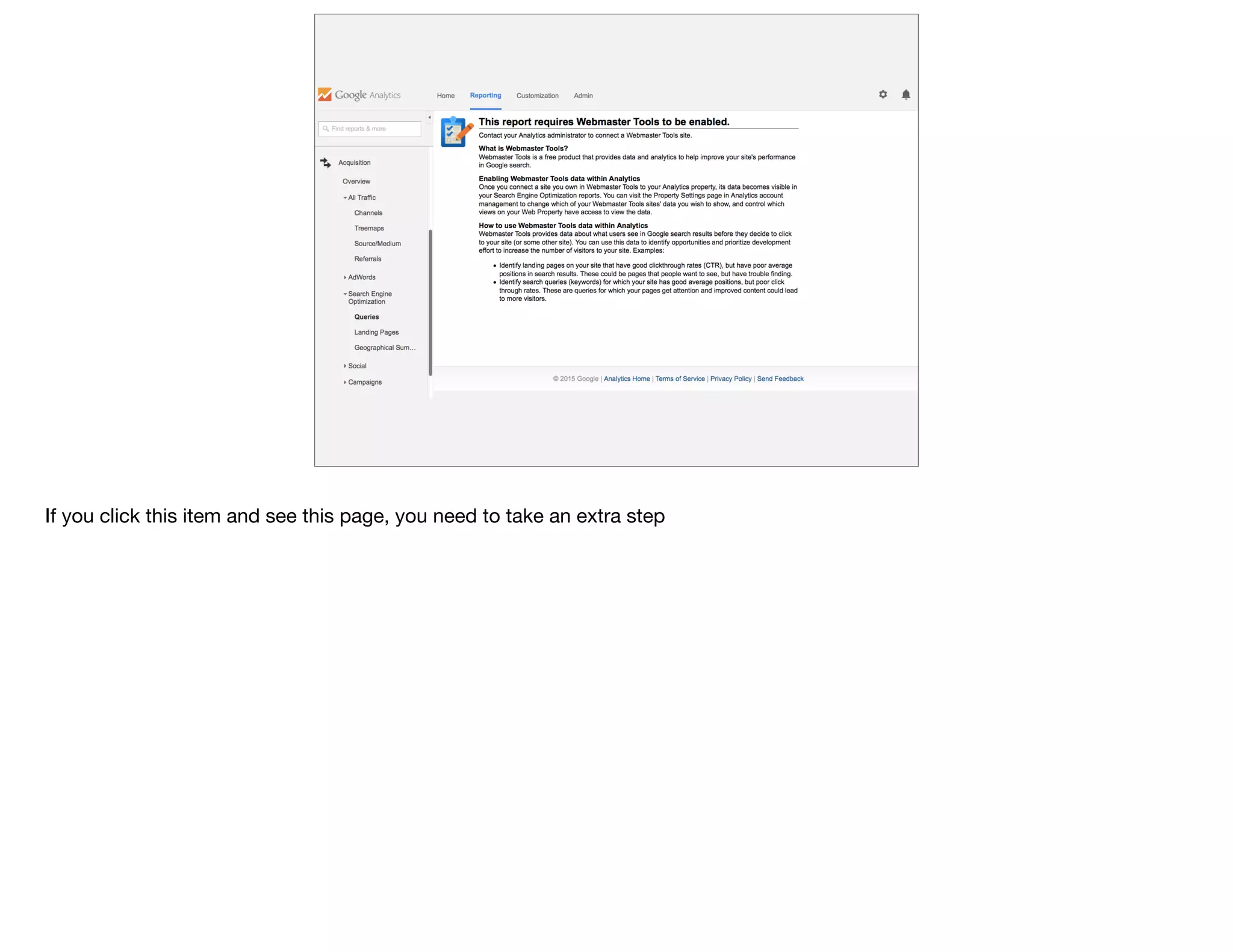 If you click this item and see this page, you need to take an extra step
 