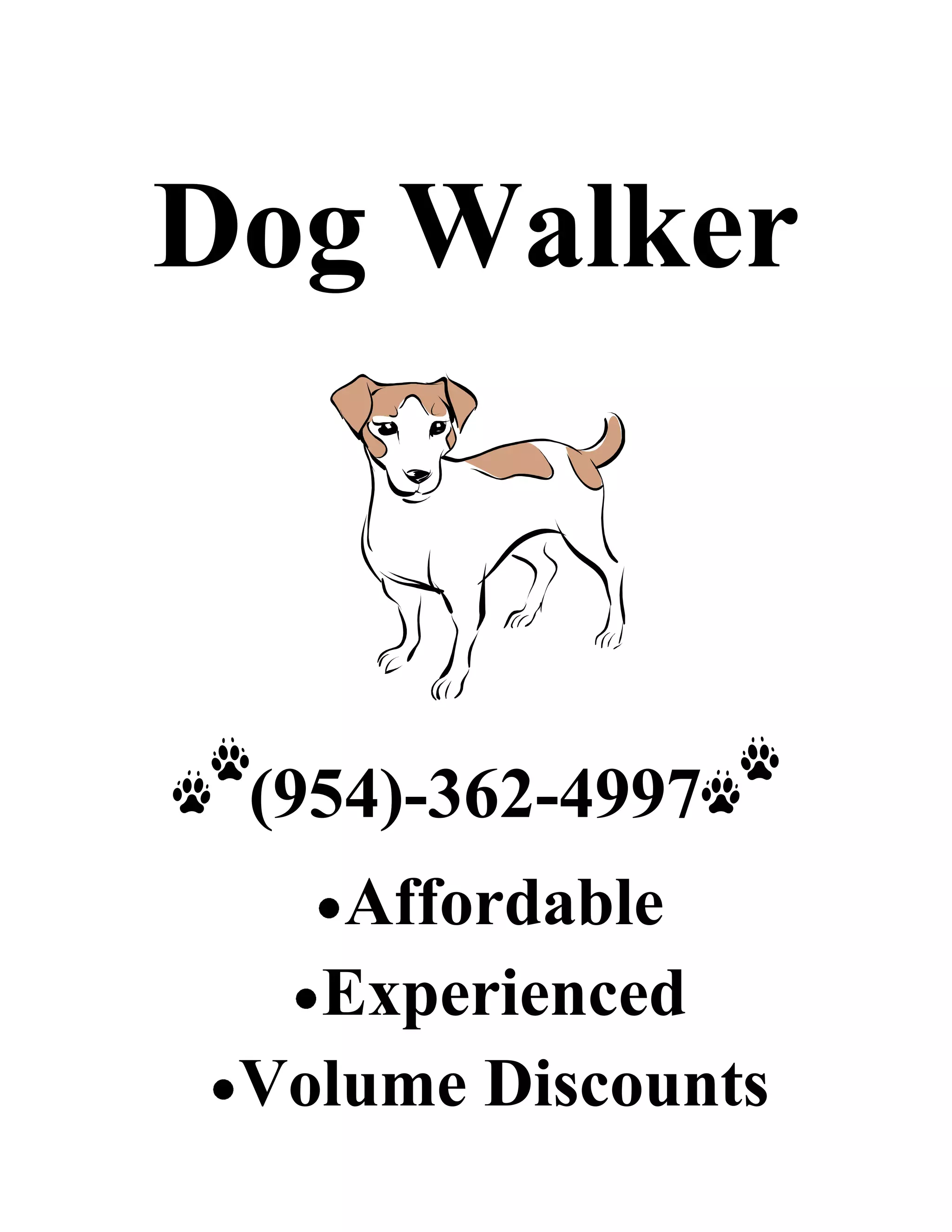 Professional Dog Walker PDF