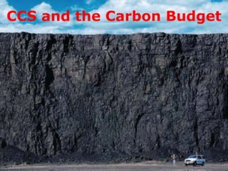 CCS and the Carbon Budget
 