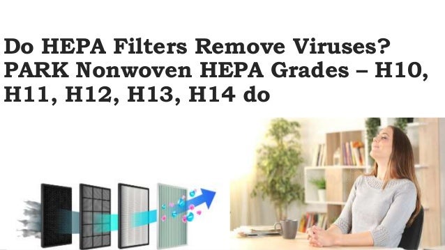 Do HEPA Filters Remove Viruses?
PARK Nonwoven HEPA Grades – H10,
H11, H12, H13, H14 do
 