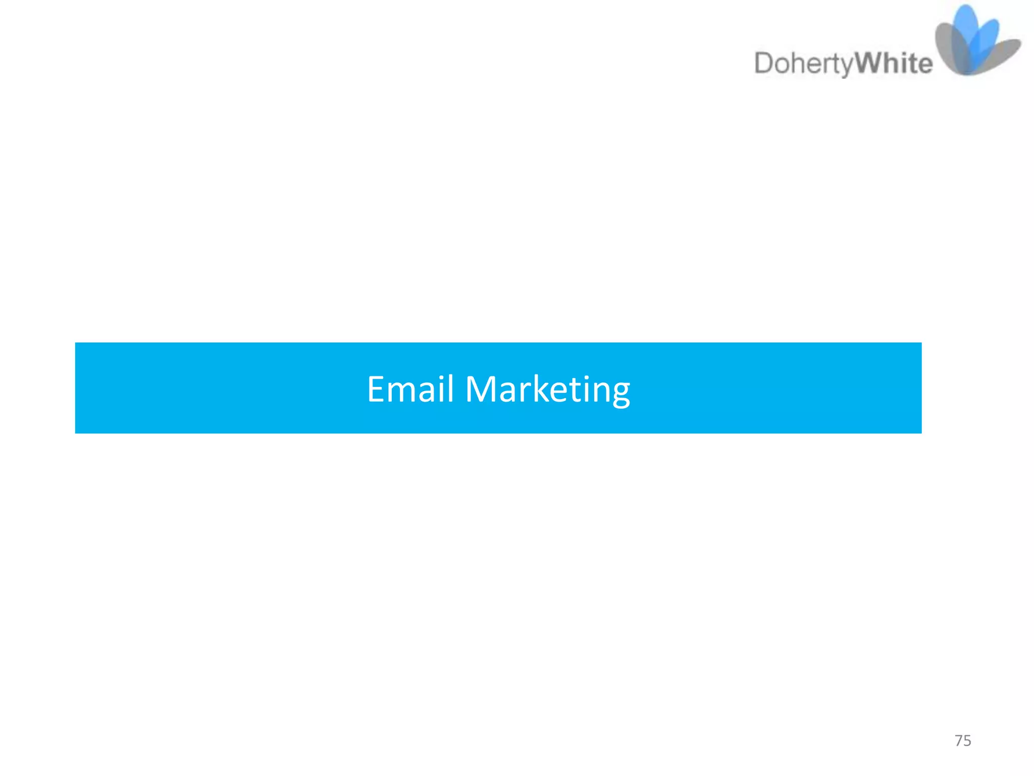 Email Marketing




                  75
 