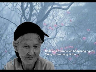Nhấc chiếc phone lên bỗng lặng người Tiếng ai như tiếng lá thu rơi 
