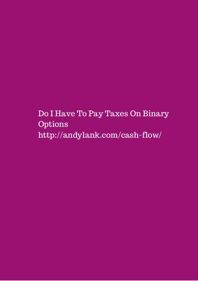 tax on binary options nz