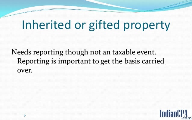 Capital Gains Tax On Gifted Property India Capital Gains Tax On Gifted Property India
