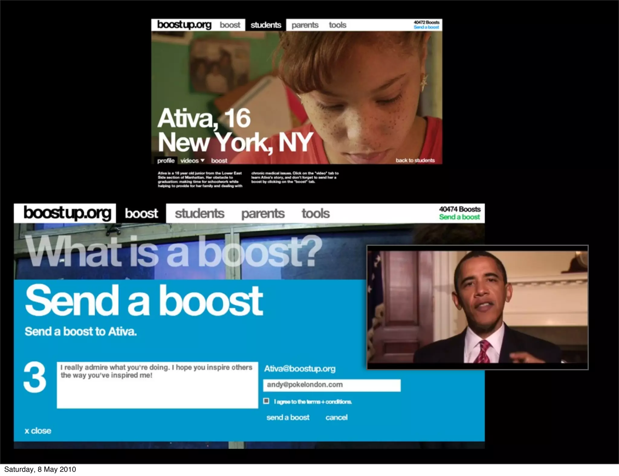 Saturday, 8 May 2010
 