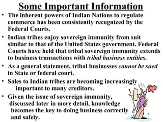 Inherent Sovereign Rights Tribal Nations Inherent Sovereign Rights Tribal Nations