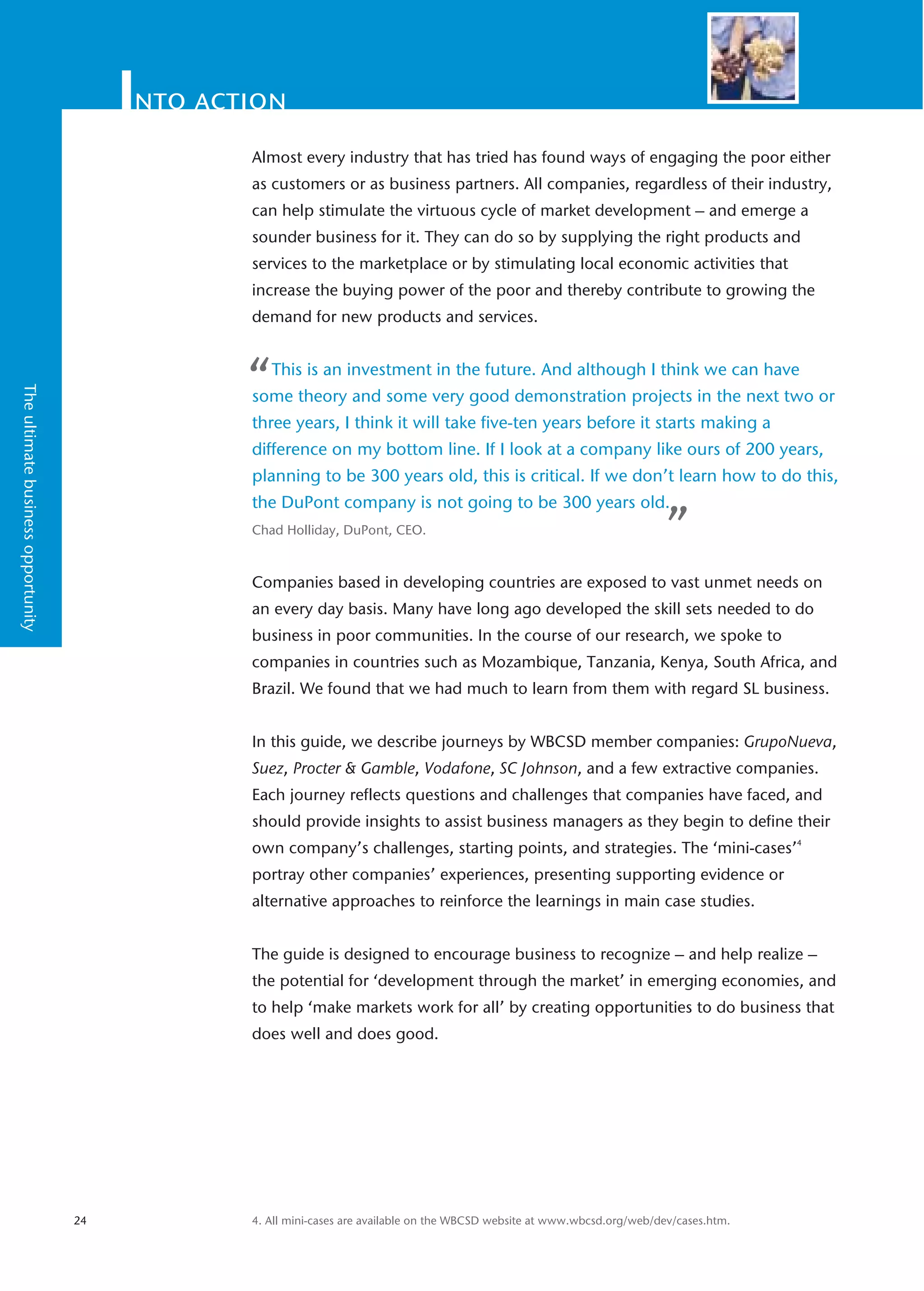 Doing Business With The Poor