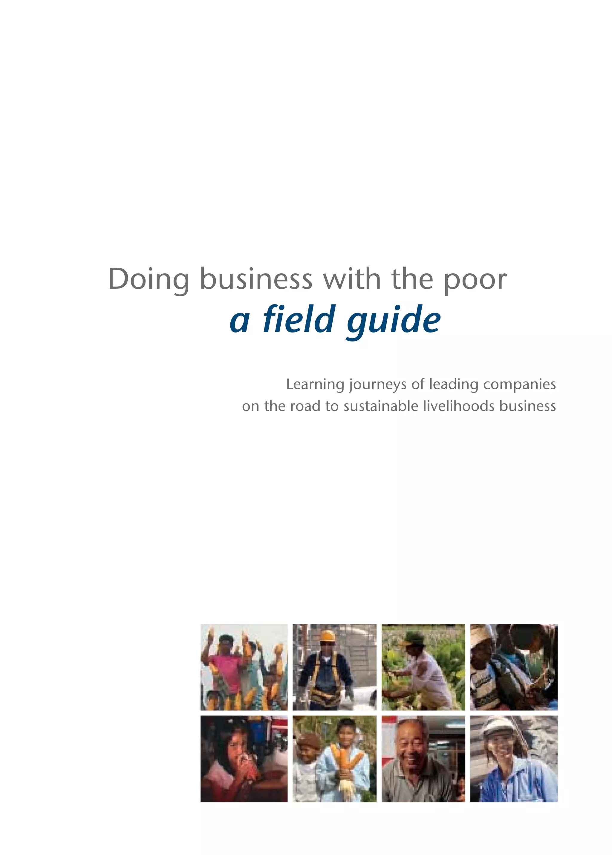 Doing Business With The Poor