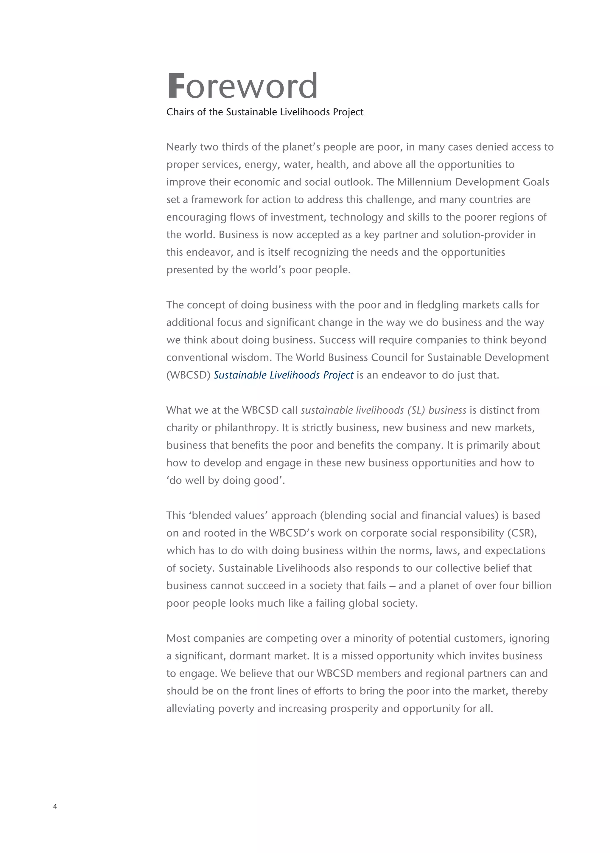 Doing Business With The Poor