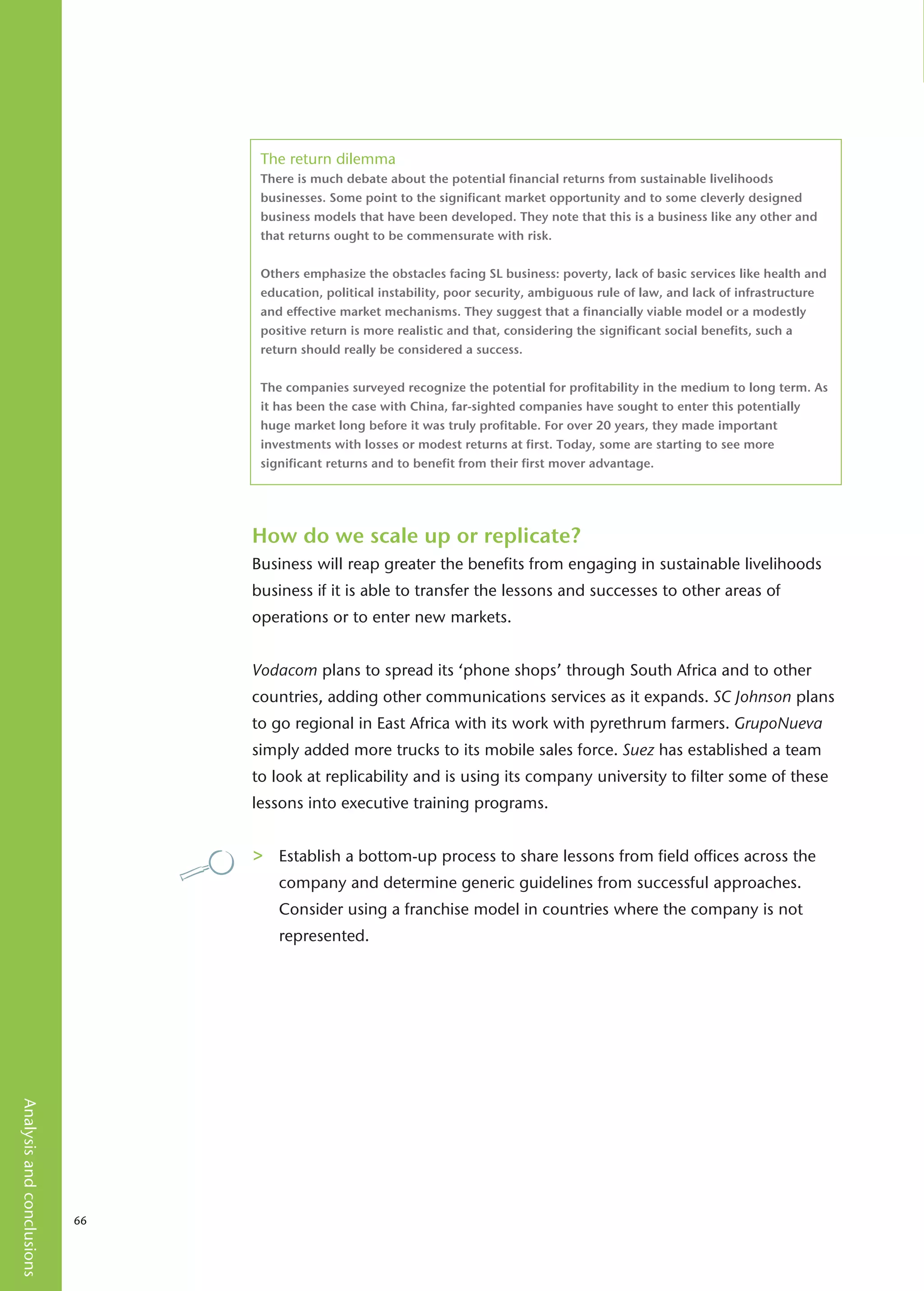 Doing Business With The Poor