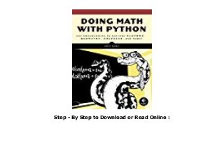 Step - By Step to Download or Read Online :
 