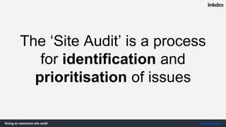 Doing an awesome site audit @jonoalderson
damaged
stuck
back-to-front
ugly
 