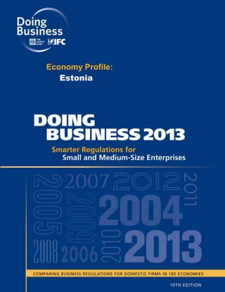 Economy Profile:
Estonia
 