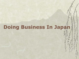 Doing Business In Japan 